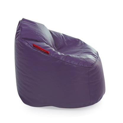 Style Homez Modern Mooda Rocker Lounger Bean Bag XXL Size Purple Color Premium Leatherette Filled with Beans Fillers