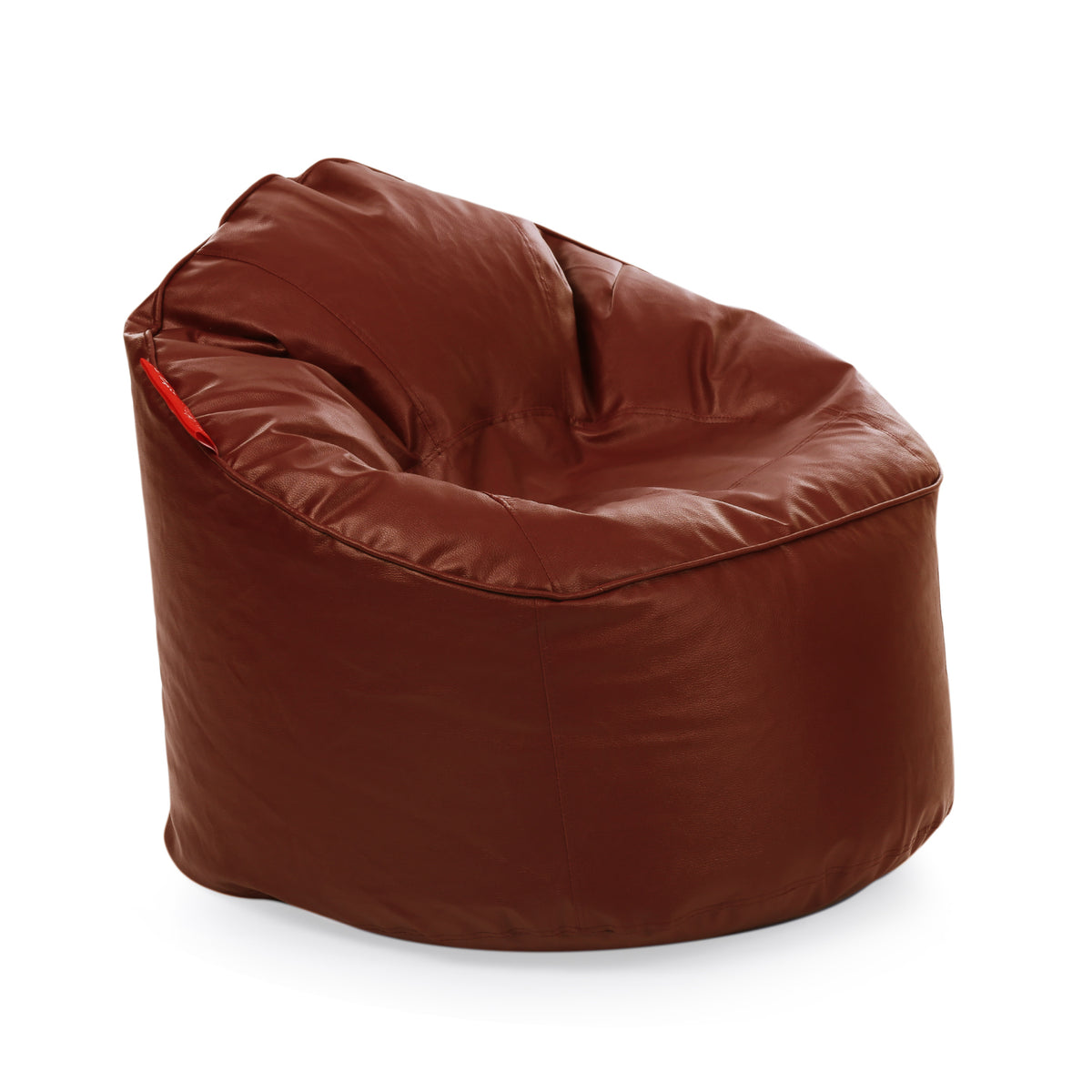Style Homez Modern Mooda Rocker Lounger Bean Bag XXL Size Tan Color Premium Leatherette Filled with Beans Fillers