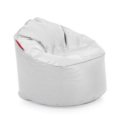 Style Homez Modern Mooda Rocker Lounger Bean Bag XXL Size Elegant White Color Premium Leatherette Filled with Beans Fillers