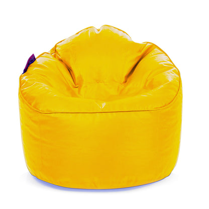 Style Homez Modern Mooda Rocker Lounger Bean Bag XXL Size Yellow Color Premium Leatherette Filled with Beans Fillers