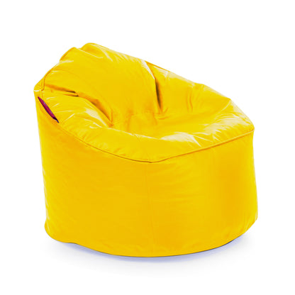 Style Homez Modern Mooda Rocker Lounger Bean Bag XXL Size Yellow Color Premium Leatherette Filled with Beans Fillers