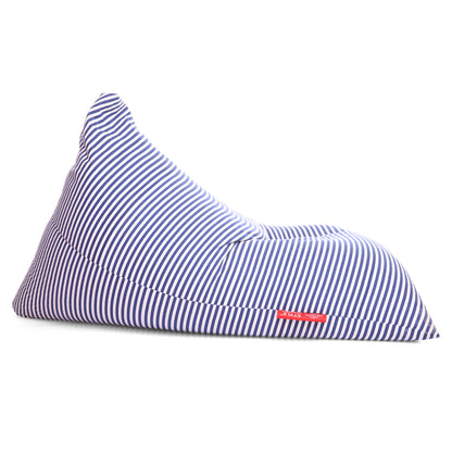 Style Homez PYRAMID LOUNGE, Cotton Canvas Stripes Printed Bean Bag XXL Size Cover Only
