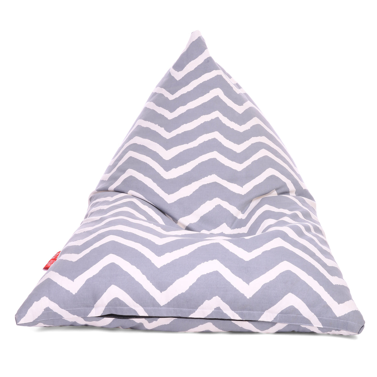 Style Homez PYRAMID LOUNGE, Cotton Canvas Stripes Printed Bean Bag XXL Size Cover Only