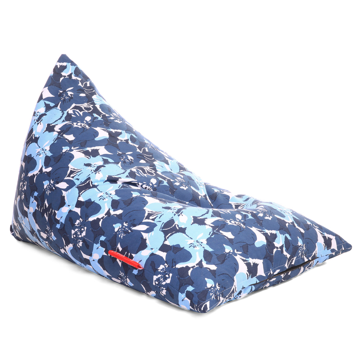 Style Homez PYRAMID LOUNGE, Cotton Canvas Floral Printed Bean Bag XXL Size Cover Only