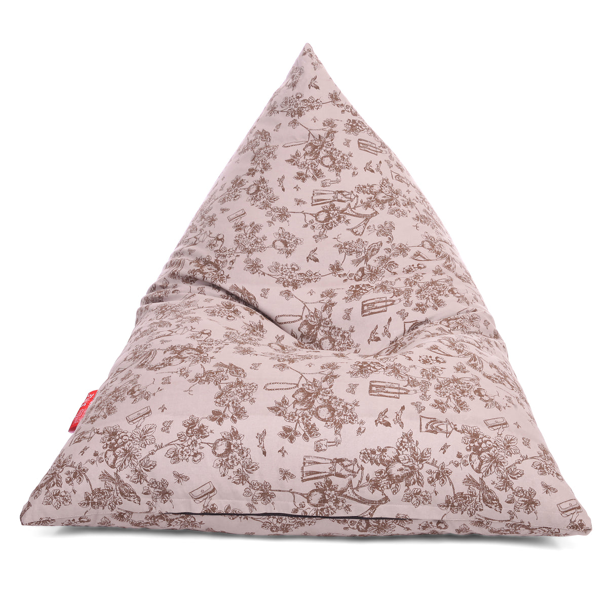 Style Homez PYRAMID LOUNGE, Cotton Canvas Abstract Printed Bean Bag XXL Size Cover Only