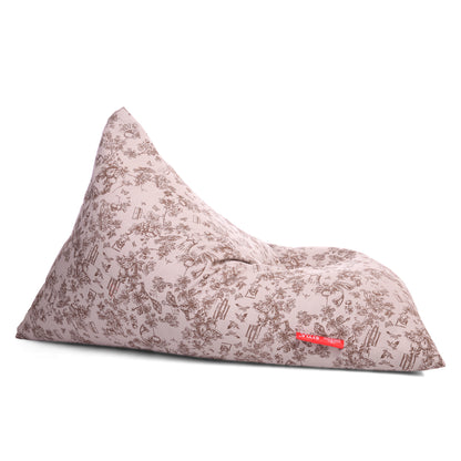 Style Homez PYRAMID LOUNGE, Cotton Canvas Abstract Printed Bean Bag XXL Size Cover Only