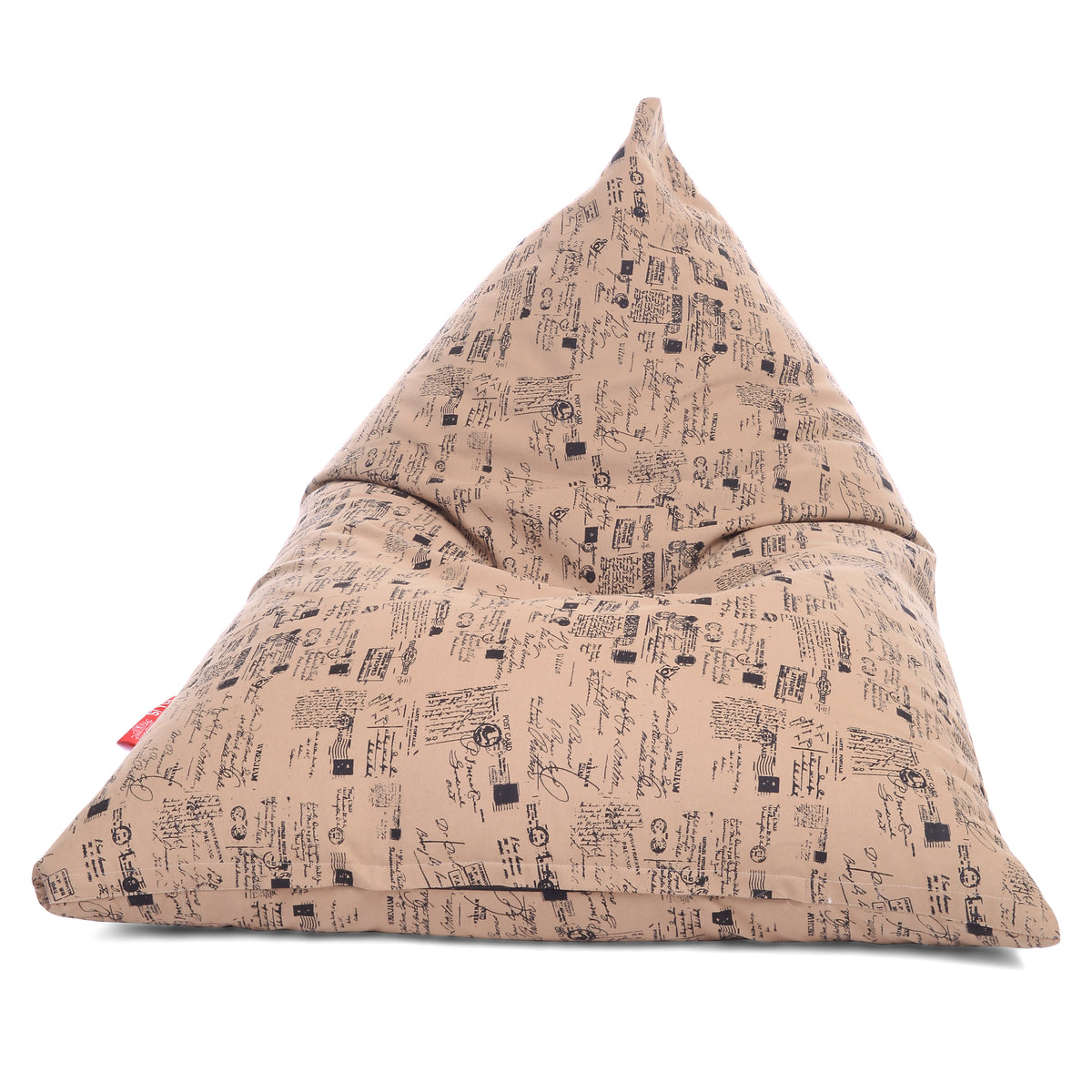 Style Homez PYRAMID LOUNGE, Cotton Canvas Abstract Printed Bean Bag XXL Size Cover Only