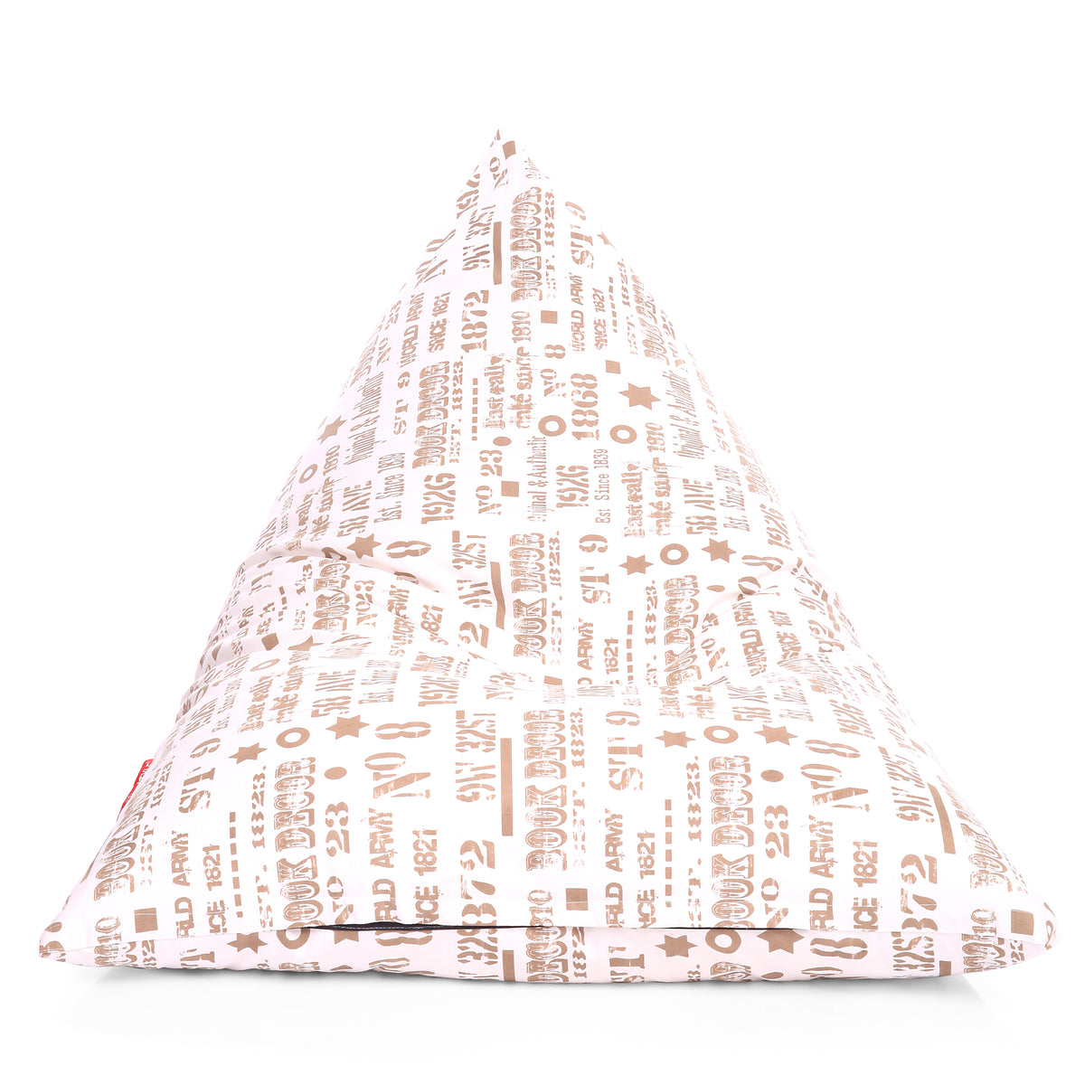 Style Homez PYRAMID LOUNGE, Cotton Canvas Abstract Printed Bean Bag XXL Size Cover Only