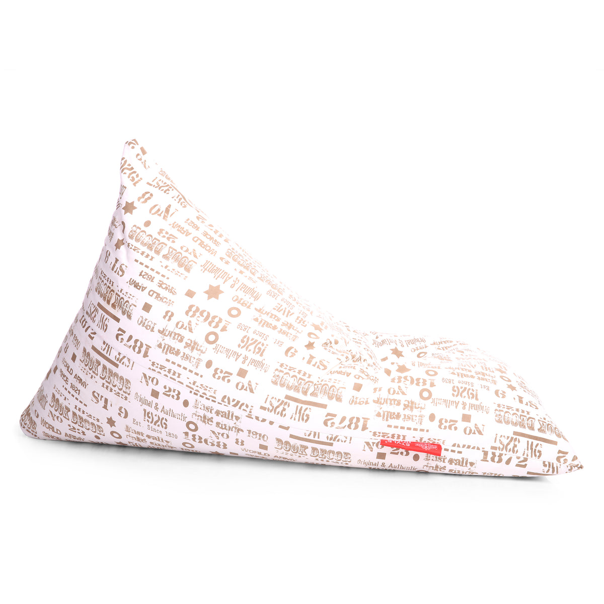 Style Homez PYRAMID LOUNGE, Cotton Canvas Abstract Printed Bean Bag XXL Size Cover Only